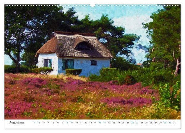 Produktbild: Hiddensee - Malerische Insel der Ostsee (hochwertiger Premium Wandkalender 2026 DIN A2 quer), Kunstdruck in Hochglanz