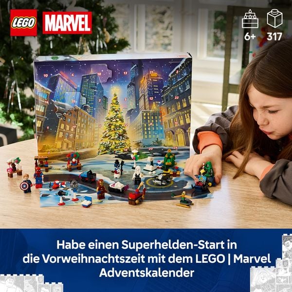 Produktbild: LEGO ǀ Marvel Adventskalender 2026 Superhelden f&uuml;r Kinder 76340