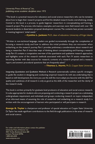 Produktbild: Integrating Quantitative and Qualitative Methods in Research