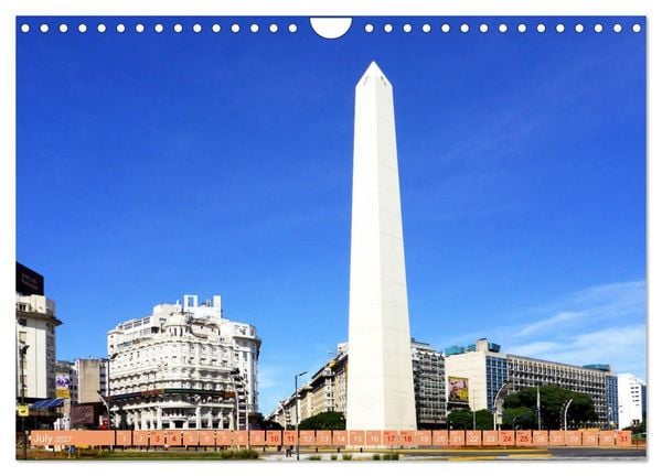 Produktbild: Buenos Aires - Capital on the Rio de la Plata (Wall Calendar 2027 DIN A4 landscape), CALVENDO 12 Month Wall Calendar