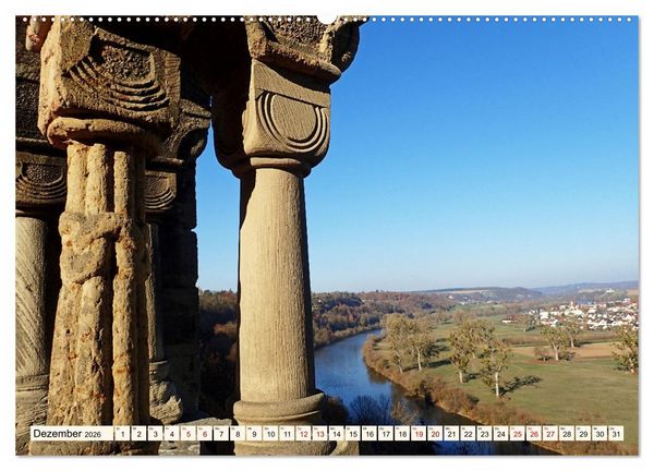 Produktbild: Vom Ried an die Bergstra&szlig;e, durch den Odenwald ins Neckartal (hochwertiger Premium Wandkalender 2026 DIN A2 quer), Kunstdruck in Hochglanz