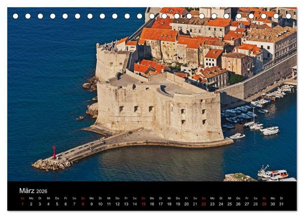 Produktbild: Gr&uuml;&szlig;e aus Kroatien (Tischkalender 2026 DIN A5 quer), CALVENDO Monatskalender