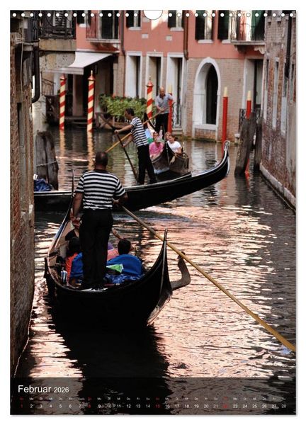 Produktbild: Fotografischer Streifzug durch Venedig (Wandkalender 2026 DIN A3 hoch), CALVENDO Monatskalender