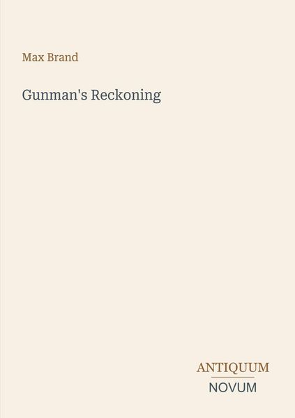 Produktbild: Gunman's Reckoning