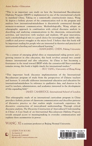 Produktbild: Discursive Construction of Intercultural Understanding in China
