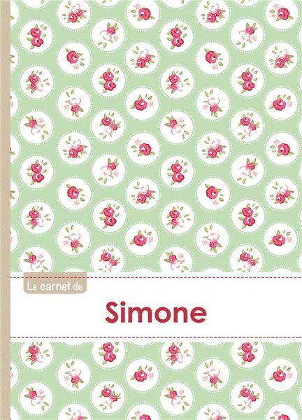 Produktbild: Carnet simone lignes,96p,a5