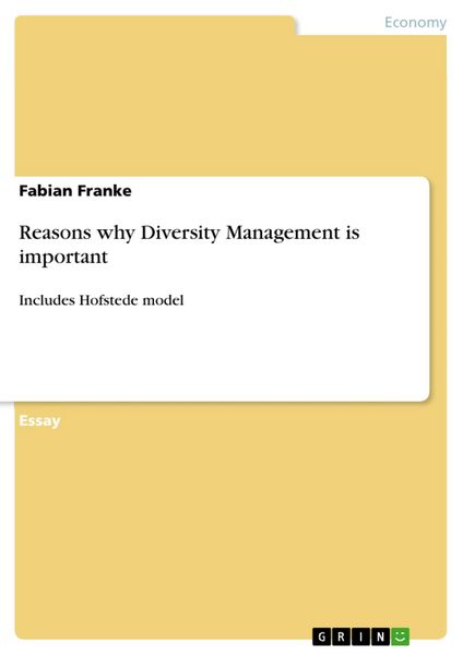 Produktbild: Reasons why Diversity Management is important