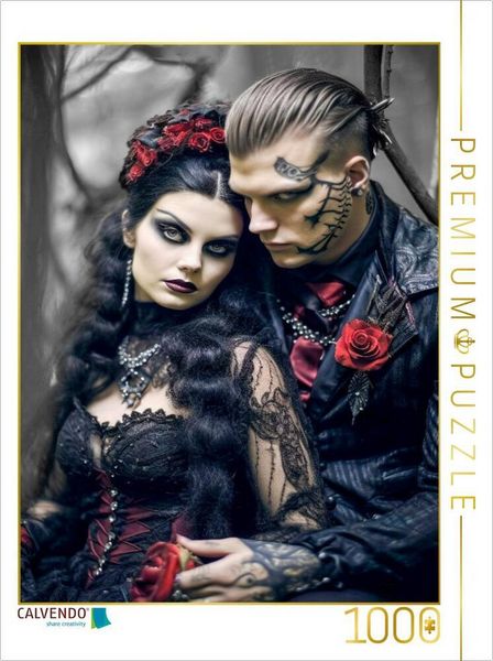 CALVENDO Puzzle Gothic | 1000 Teile Lege-Größe 64x48cm Foto-Puzzle für glückliche Stunden
