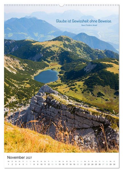 Produktbild: Christliche Natur-Poster (Wandkalender 2027 DIN A2 hoch), CALVENDO Monatskalender