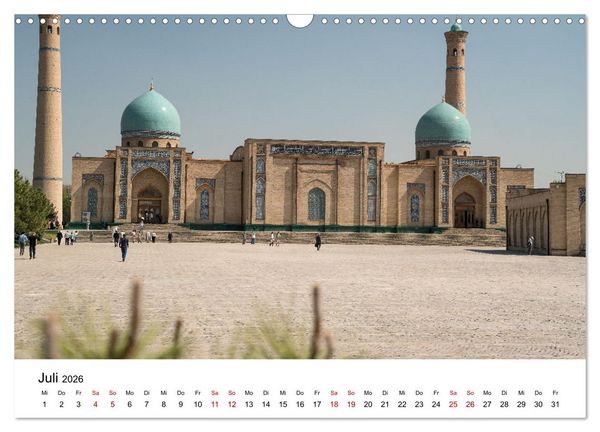 Produktbild: Usbekistan (Wandkalender 2026 DIN A3 quer), CALVENDO Monatskalender