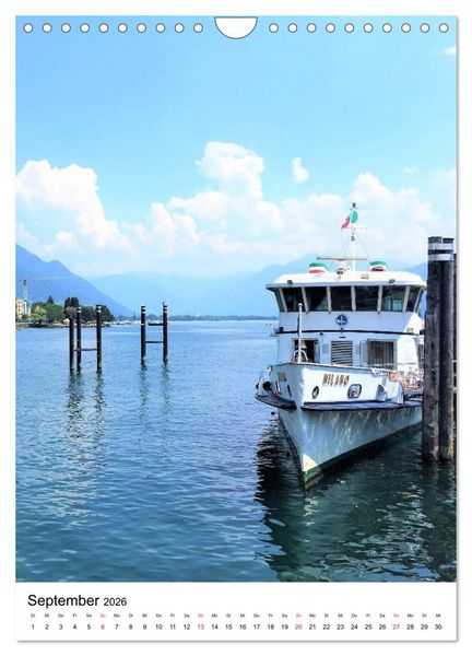Produktbild: Traumhafter Lago Maggiore (Wandkalender 2026 DIN A4 hoch), CALVENDO Monatskalender
