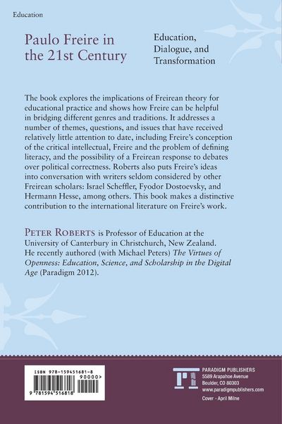 Produktbild: Paulo Freire in the 21st Century