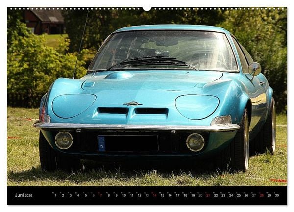 Produktbild: Opel GT Der Kalender (Wandkalender 2026 DIN A2 quer), CALVENDO Monatskalender