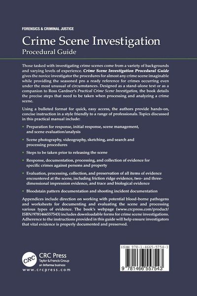 Produktbild: Crime Scene Investigation Procedural Guide