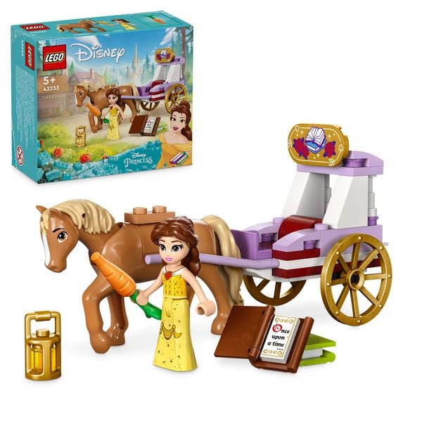 LEGO ǀ Disney Princess 43233 Belles Pferdekutsche, Pferde-Spielzeug