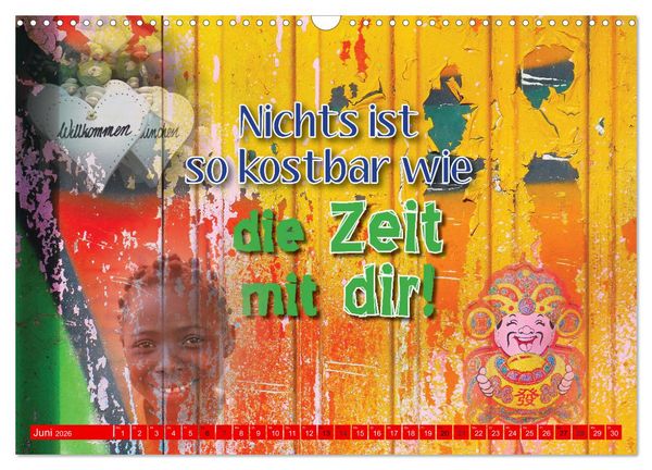 Produktbild: So sch&ouml;n, dass es dich gibt (Wandkalender 2026 DIN A3 quer), CALVENDO Monatskalender