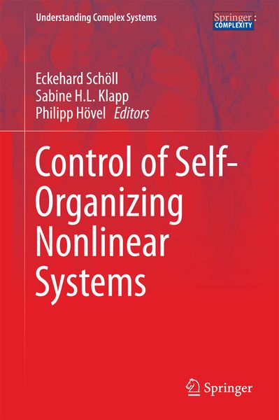 Produktbild: Control of Self-Organizing Nonlinear Systems