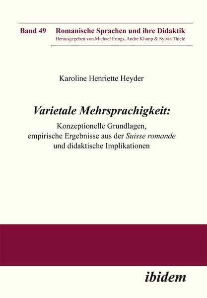 Produktbild: Varietale Mehrsprachigkeit