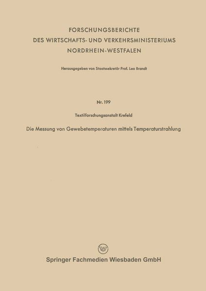 Produktbild: Die Messung von Gewebetemperaturen mittels Temperaturstrahlung