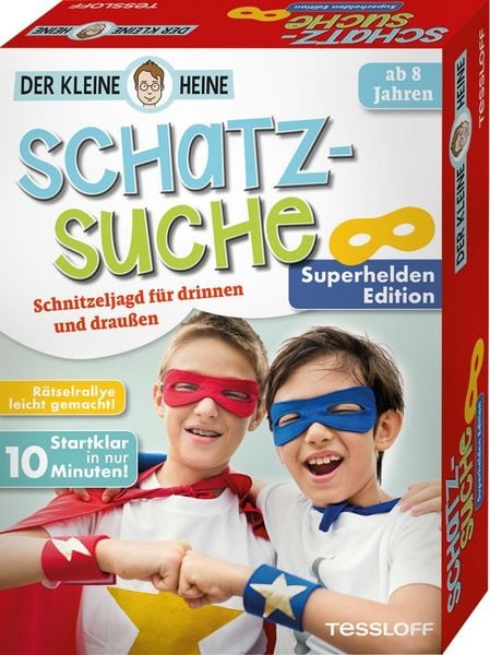 Der kleine Heine - Schatzsuche - Superhelden Edition (Spiel), von Presse Service Stefan Heine, Tessloff Verlag, 2400005408272