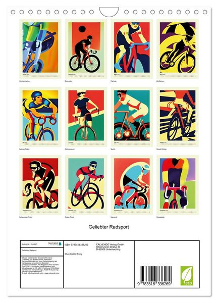 Produktbild: Geliebter Radsport (Wandkalender 2026 DIN A4 hoch), CALVENDO Monatskalender