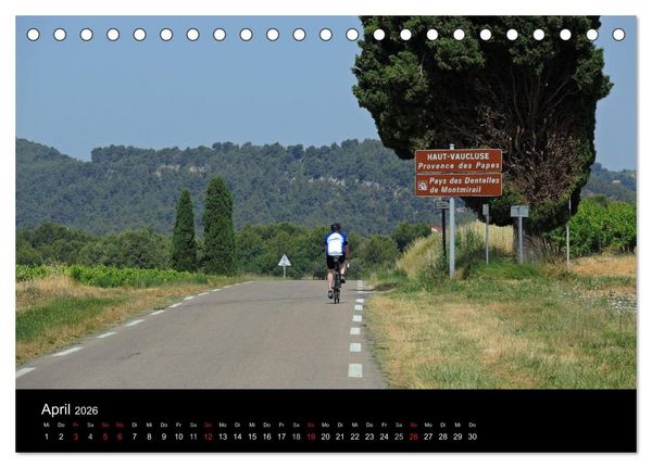 Produktbild: Faszination Mont Ventoux (Tischkalender 2026 DIN A5 quer), CALVENDO Monatskalender