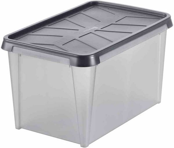 Produktbild: Orthex 3462050 Aufbewahrungsbox (L x B x H) 60 x 40 x 35cm Grau 1St.