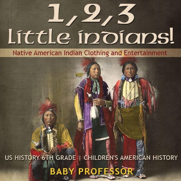 Produktbild: 1, 2, 3 Little Indians! Native American Indian Clothing and Entertainment - US History 6th Grade | Children's American History