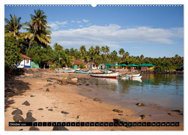 Produktbild: Indien - Goa (Wandkalender 2026 DIN A2 quer), CALVENDO Monatskalender