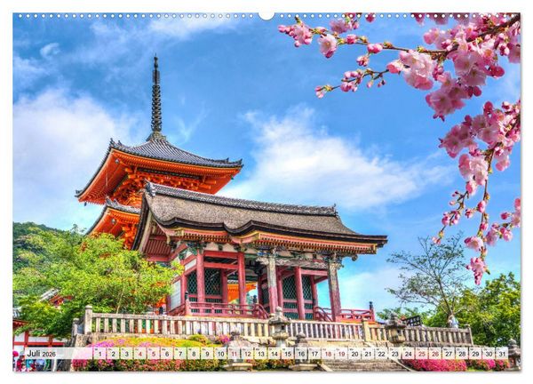 Produktbild: Exotische Bilderreise durch Japan (hochwertiger Premium Wandkalender 2026 DIN A2 quer), Kunstdruck in Hochglanz