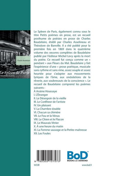 Produktbild: Le Spleen de Paris (Petits po&egrave;mes en prose)