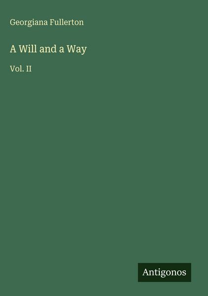 Produktbild: A Will and a Way