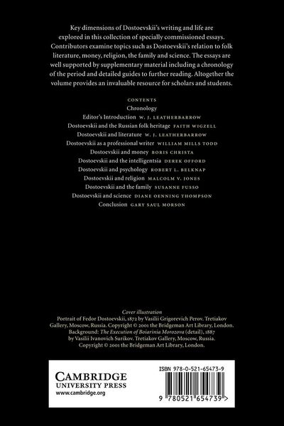 Produktbild: The Cambridge Companion to Dostoevskii