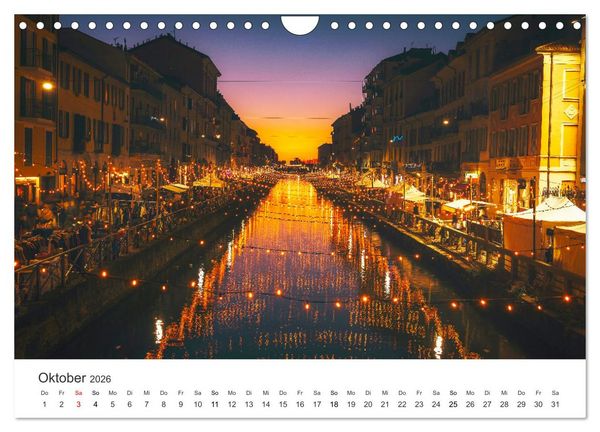 Produktbild: Traumdestination Italien (Wandkalender 2026 DIN A4 quer), CALVENDO Monatskalender