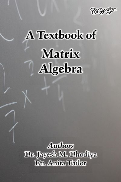 Produktbild: A Textbook of Matrix Algebra