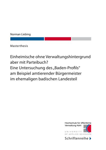Produktbild: Einheimische ohne Verwaltungshintergrund aber mit Parteibuch?