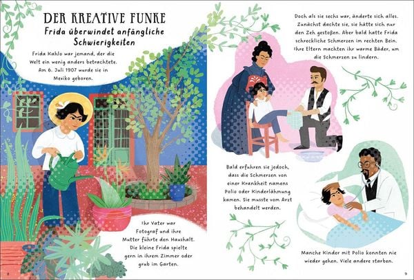 Produktbild: Frida Kahlo &ndash; 5 Minute Genius Stories (Deutsche Ausgabe)
