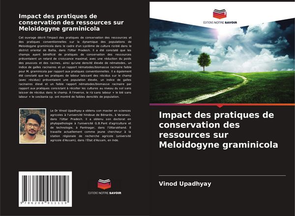 Produktbild: Impact des pratiques de conservation des ressources sur Meloidogyne graminicola