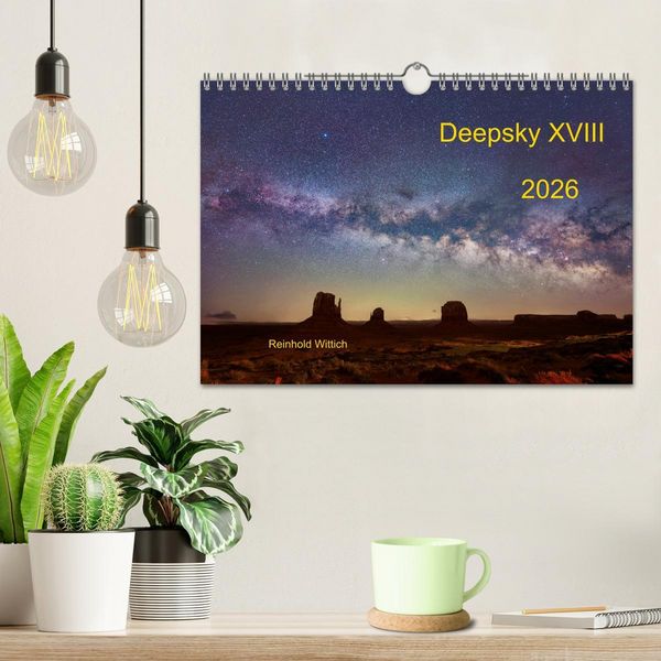 Produktbild: Deepsky XVIII (Wandkalender 2026 DIN A4 quer), CALVENDO Monatskalender