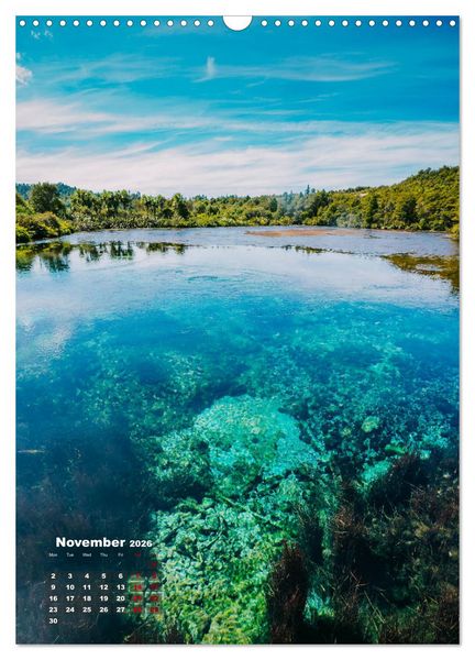 Produktbild: Discover New Zealand (Wall Calendar 2026 DIN A3 portrait), CALVENDO 12 Month Wall Calendar