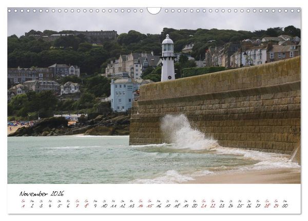 Produktbild: Reizvolles S&uuml;dengland Devon und Cornwall (Wandkalender 2026 DIN A3 quer), CALVENDO Monatskalender