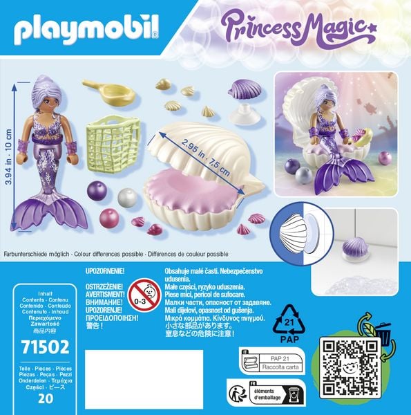 Produktbild: PLAYMOBIL 71502 Meerjungfrau mit Perlmuschel