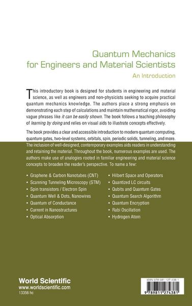 Produktbild: Quantum Mechanics For Engineers and Material Scientists