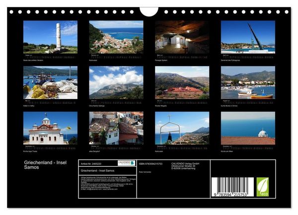 Produktbild: Griechenland - Insel Samos (Wandkalender 2027 DIN A4 quer), CALVENDO Monatskalender