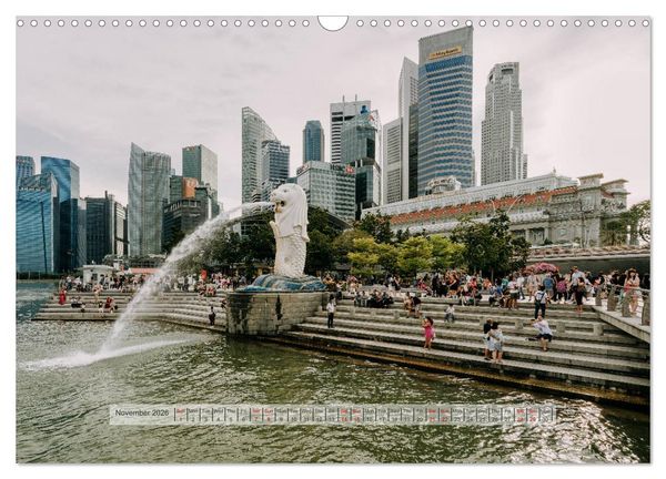 Produktbild: Discover Singapore (Wall Calendar 2026 DIN A3 landscape), CALVENDO 12 Month Wall Calendar