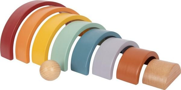 Produktbild: Holzbausteine Regenbogen "Safari"