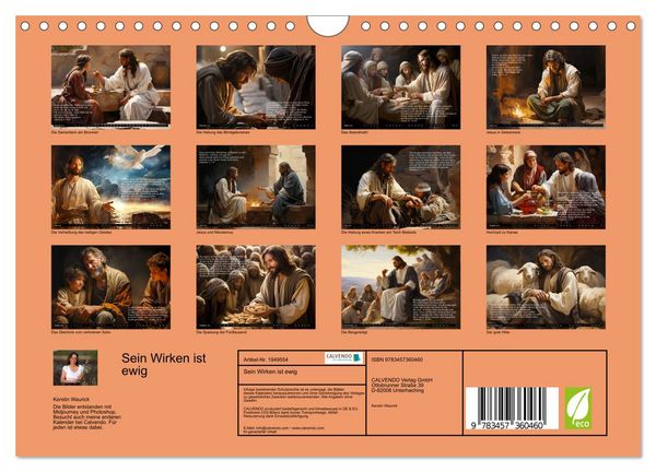 Produktbild: Sein Wirken ist ewig (Wandkalender 2026 DIN A4 quer), CALVENDO Monatskalender