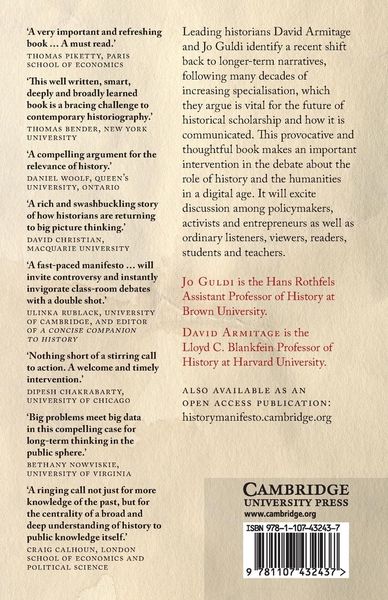 Produktbild: The History Manifesto