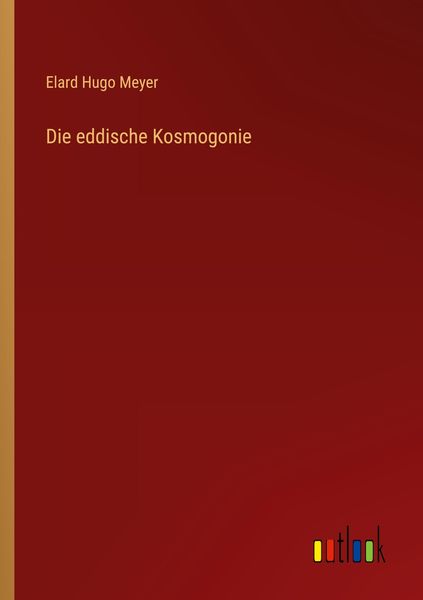 Produktbild: Die eddische Kosmogonie