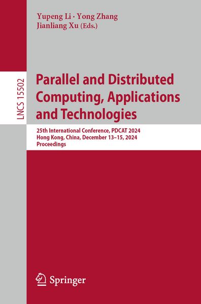 Produktbild: Parallel and Distributed Computing, Applications and Technologies